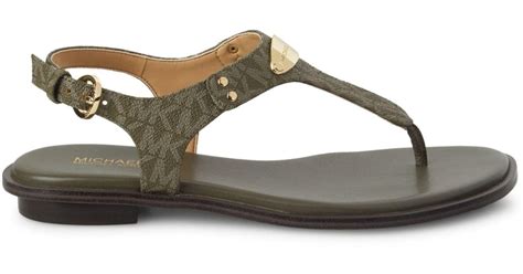 michael kors olive green sandals|Michael Kors white sandals women.